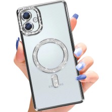 Galaxy A06 Joke Simli Magneticsafe Kılıf - Siyah