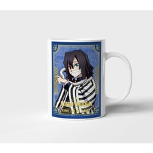 Obanai Iguro Demon Slayer Anime Tasarım Kupa - Hediyelik Kupa - Baskılı Kupa