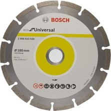 Professional Eco For Segmanlı Kesme Diski 180 * 22,23 Mm-Kilit Somunlu Geniş Avuç Taşlama Makineleri Için