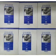 Özkan Fatura Defteri No:4 Otokopili 3 Nüsha 6 Lı