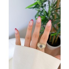 Venüs Design Çelik Kalpli Yüzük (Ayarlanabilir)