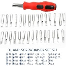 31 Parça Hassas Tornavida Uç Tamir Seti Taşınabilir Yumurta Tornavida