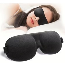 Natural Charm 3D Tasarımlı Göz Maskesi, Tamamen Işık Geçirmez, Yumuşak ve Cilt Dostu Kumaş, Ayarlanabilir Bantlı, Hava Alan ve Hafif Yapı, Uyku, Dinlenme ve Seyahat Kullanımına Uygun