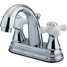 KS7611PX Ingilizce Lavatory Musluk With , 4, Cilalı Krom By