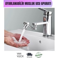 Van Vleck Ayarlanabilir Eklemli Musluk Ucu Aparatı – Tazyik Ayarlı, Hareketli Su Tasarruf Başlığı