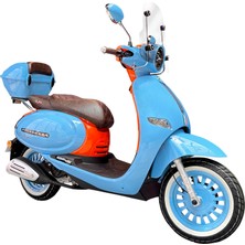 Arora Cappucino 50 cc Euro 5 Motosiklet - Mavi
