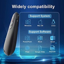 Tr-98 Powerpoint Kablosuz Sunum Kumandası Işıklı