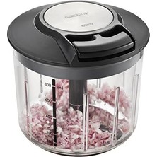 Gefu Speedwing 13600 Parçalayıcı, Sebze Veya Meyve Için Manuel Mikser, Paslanmaz Çelik, Hazneli