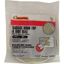 SG30W  Plastik Garaj Kapısı Yan ve Üst Hava Şeridi Kiti 13/4-Inç-B-30-Ayak, Beyaz