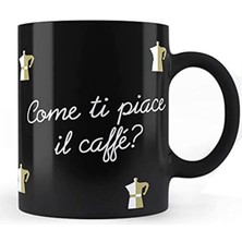 - Desenli Porselen Kupa