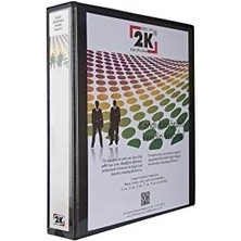 2k 05-2d-S 2 Halka D Mekanizmalı Klasör Kutu Içi, Siyah, 5 Cm, 10 Adet