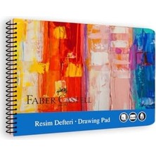 Resim Defteri, 25X35 Cm, 30 Yaprak, Sert Karton Kapak, Spiral Cilt, 120G Kaliteli Kağıt, Kolay Koparılabilen Sayfalar, Boyama Teknikleri Kılavuzu Içerir