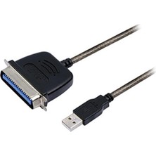 Swapp SW-U614 Siyah USB To Parallel (CN36M) Kablo
