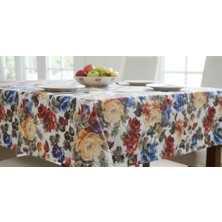 Loom & Laurel Baskılı Yıkanabilir Masa Örtüsü Mutfak Bahçe Piknik Masa Örtüsü (140X200)