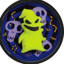 Tim Burton's The Nightmare Before Christmas Scenes Mini Süsleri, Kırılmaz, 4'lü Set