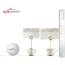 Aspen, Yer Kartı Tutucuları, Çay Vakti Tuhaflığı, Çaydanlık ve Çay Fincanı, Servis Kartları Dahil, 6'lı Set