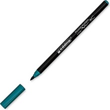 4200 Fırça Uçlu Porselen Kalemi - Turkuaz - 1 Kalem - Fırça Ucu 1-4 mm