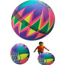 Mta -Tech Eğlenceli Çocuk Oyun Topu – Dayanıklı Renkli Şişme Top,, Bahçe, Plaj ve Sahilde Oynamaya Uygun, Spor ve Eğlence Için Hafif Pvc Malzeme, 1 Adet Şişirme Iğnesi Hediyeli