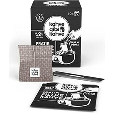Taptaze Pratik Filtre Kahve Sallama - 10'lu Güçlü Paket