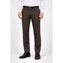 Yazı Caserta Klasik Fit Likralı Erkek Kanvas Pantolon - 7517