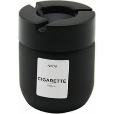 Cam Küllük – 425 ml Siyah Cam Küllük Kapaklı, Sigara Küllüğü, Dumanı Hapseden Kül Kutusu, Modern Şık Tasarım, Ev ve Ofis Kullanımı Için