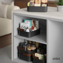 Bellwood Kulplu Çok Amaçlı Caddy Organizatör, Çalışma Masası, Makyaj, Yurt Caddesi, Mutfak Dolabı Düzenleyici, Siyah/ceviz