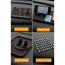 Araç Içi Telefon Tutucu Vakumlu Araba Telefon Tutucu Araba Numaratör, 360° Döner Başlık, Vakumlu Oto Telefon Tutucu Siyah