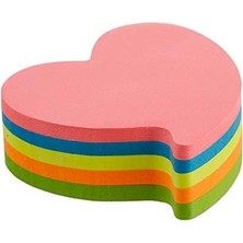 N48705 Yapışkanlı Not Kağıdı Kalp, 70 x 70 Mm, 250 Yaprak