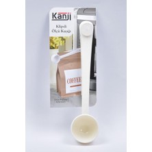 Coffee Time Filtre Kahve Kağıdı 1/4 4 Numara 80'li Paket + Klipsli Çay Kahve Ölçü Kaşığı - Beyaz