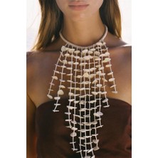 Royaleks Sedef Kolye - Krem