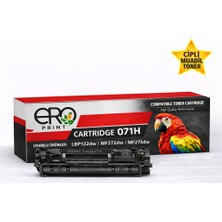 Ero Print Canon CRG 071H / 5646C002AA Çipli Muadil Toner - 2500 Sayfalık