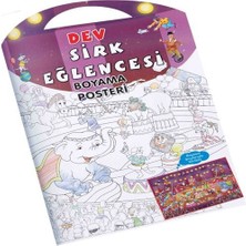 Colezium Sirk Eğlencesi Dev Boyama Posteri