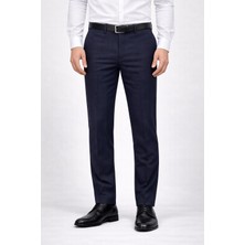 Yazı Caserta Klasik Fit Likralı Erkek Kanvas Pantolon - 7518