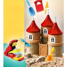 Feyza Design Kinetik Kum Seti, Şato ve Kule Yapımı, 750 Gr, Çocuklar Için Eğlence