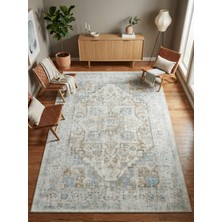 Rose'n Home Arte VN033-1 Vintage Klasik Desenli Dekoratif Şönil Halı