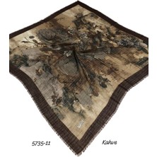 Ejona Flamlı Pamuk Eşarp