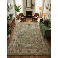 Rose'n Home Arte VN009 Vintage Klasik Desenli Dekoratif Şönil Halı