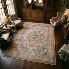 Rose'n Home Arte VN019 Vintage Klasik Desenli Dekoratif Şönil Halı