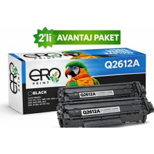 Ero Print HP LaserJet 1018 Muadil Toner - 2'li Avantaj Paket