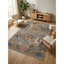 Rose'n Home Arte VN004-3 Vintage Klasik Çiçek Figürlü Dekoratif Şönil Halı