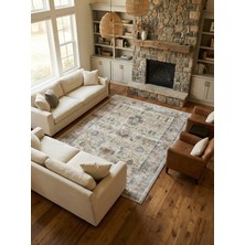 Rose'n Home Arte VN011 Vintage Klasik Desenli Dekoratif Şönil Halı