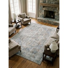 Rose'n Home Arte VN033-3 Vintage Klasik Desenli Dekoratif Şönil Halı