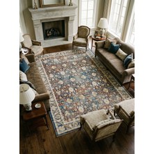 Rose'n Home Arte VN036 Vintage Klasik Desenli Dekoratif Şönil Halı