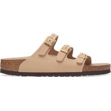 Kadın Terlik 1029480 Birkenstock Florıda Nu Hex Sandcastle