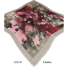 Ejona Flamlı Pamuk Eşarp