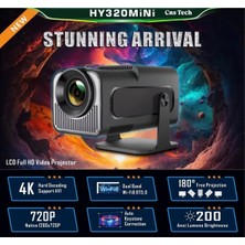 Mini Projektör 150 Inç, Android, Wi-Fi, Bluetooth, Taşınabilir ve Yüksek Kalite