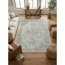 Rose'n Home Arte VN040-2 Vintage Klasik Desenli Dekoratif Şönil Halı
