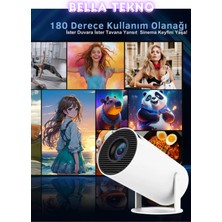 Mini Taşınabilir Android Projektör, Kablosuz Bağlantı ve Yüksek Işık Kalitesi