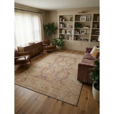 Rose'n Home Arte VN031 Vintage Klasik Desenli Dekoratif Şönil Halı