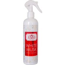 JUNIBELIW Çok Amaçlı Koku Oda Kokusu Alkolsüz Kumaş Seccade Kokusu Beyaz Misk 400ML